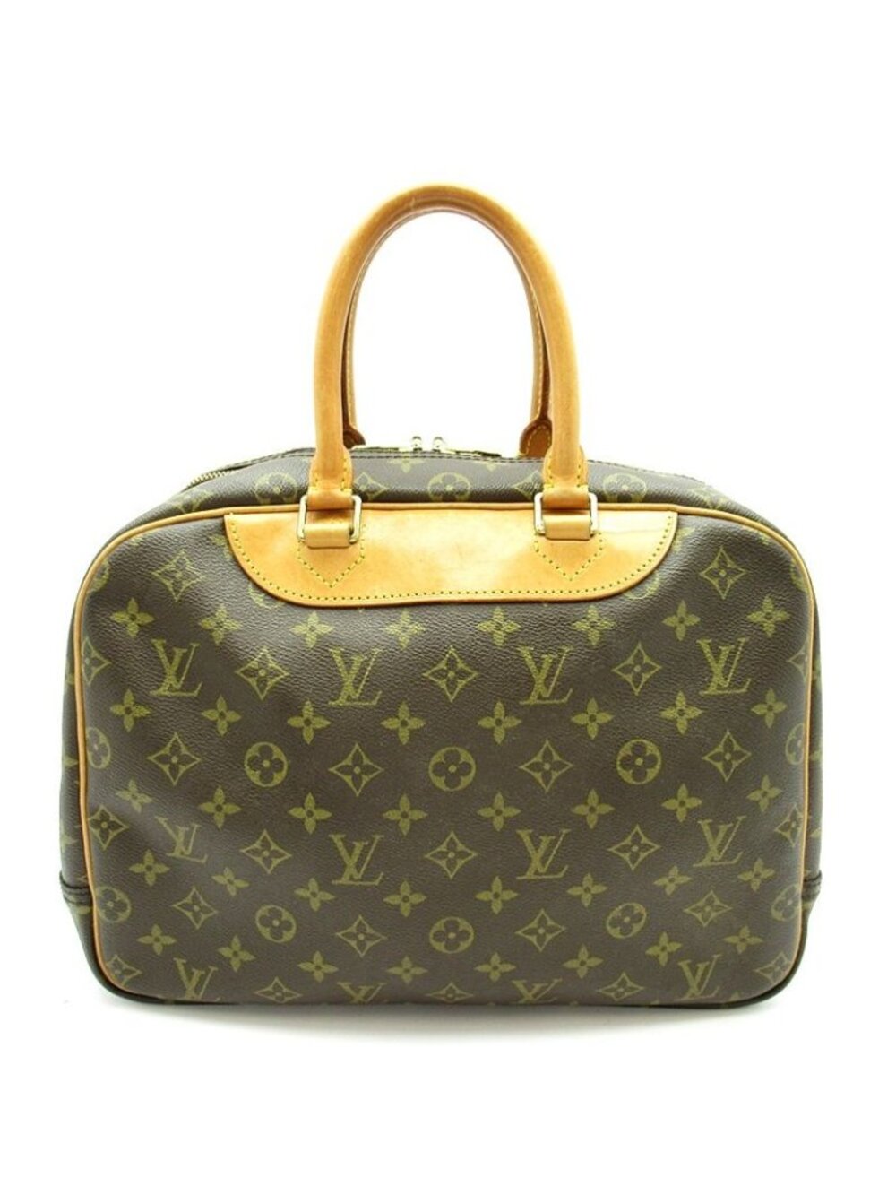★SOLD★ ★SOLD★ Louis Vuitton Deauville Monogram Handbag Brown - Picture 4 of 7